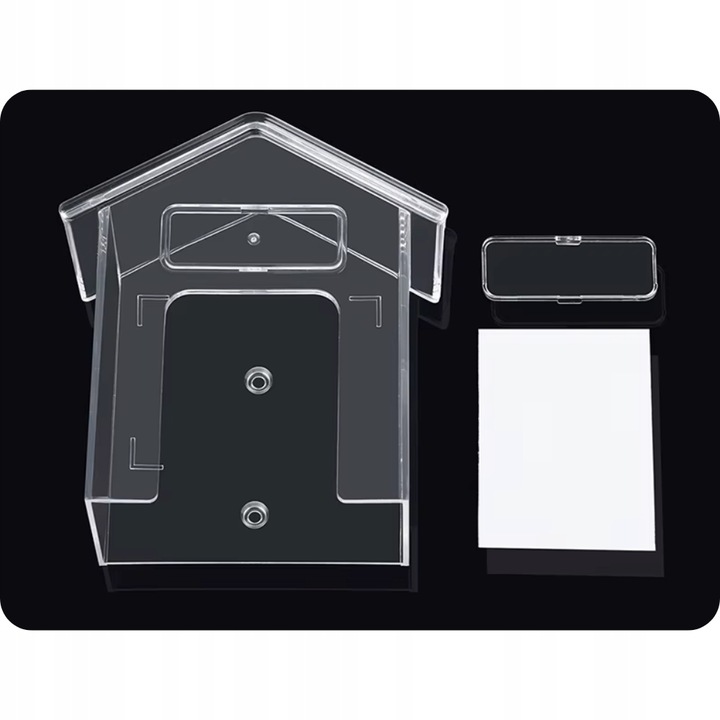 DASZEK OCHRONNY DO DZWONKA BEZPRZEWODOWEGO OSŁONA PRZYCISKU PRZEŹROCZYSTA