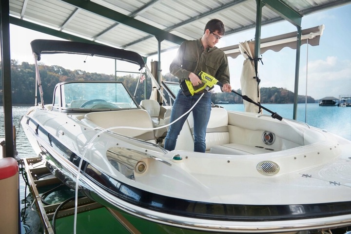 RYOBI AKUMULATOROWA MYJKA ciśnieniowa PISTOLET RY18PW22A 22BAR LANCA