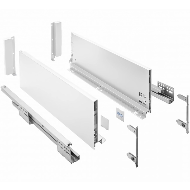 SZUFLADA GTV AXIS PRO 550C1 WYSOKA L550 H167 BIAŁA CICHY DOMYK WYSUW