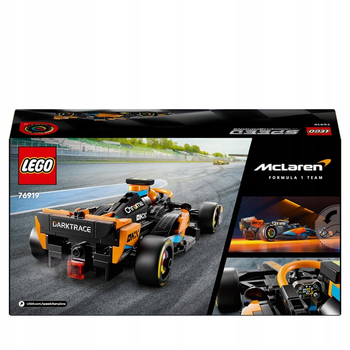 LEGO Speed Champions Samochód wyścigowy McLaren Formula 1 wersja 2023 76919