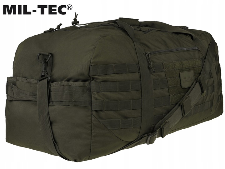 Torba wojskowa turystyczna Mil-Tec US Combat Parachute Cargo - Olive 105l