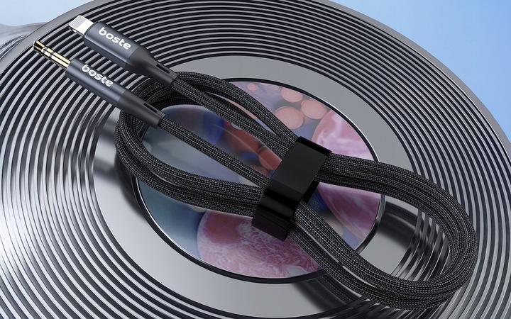 BOSTE KABEL ADAPTER PRZEJŚCIÓWKA AUDIO LIGHTNING DO IPHONE MINI-JACK