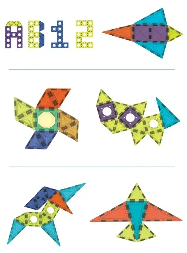 KLOCKI MAGNETYCZNE TOR KULKOWY 110 Elementów XXL