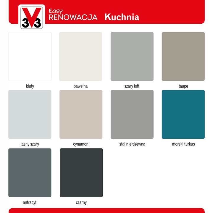 V33 Easy Renowacja Kuchnia Bawełna Satyna 0,75L