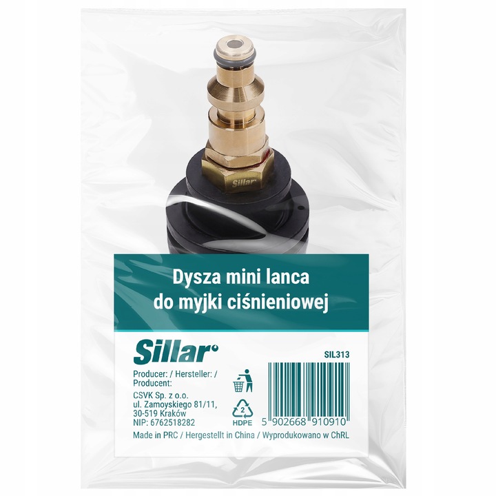 Dysza turbo lancy rotacyjna Sillar do myjki Parkside PHD 110 135 150 170