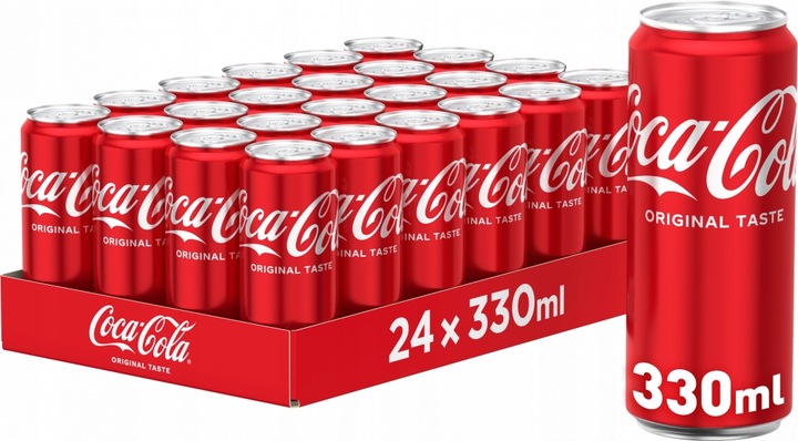 Coca Cola Original 330ml puszka 24 szt