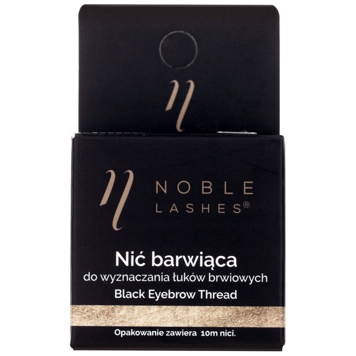 Nić Barwiąca do Geometrii Brwi Noble Czarna 10m