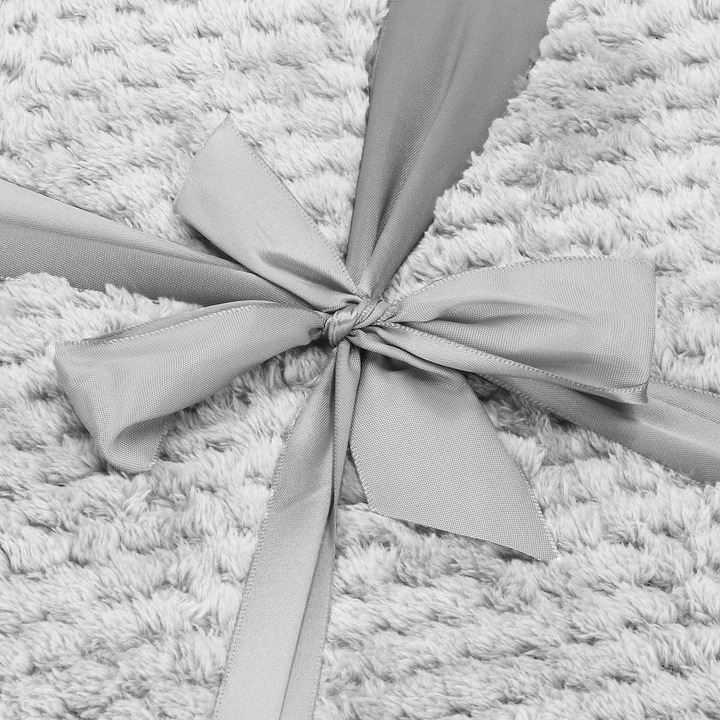 GRUBY KOC CIEPŁY NARZUTA DWUSTRONNA NA ŁÓŻKO KANAPĘ 220x200 cm PLED MIĘKKI