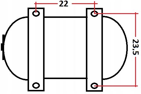 ZBIORNIK HYDROFOR PRZEPONOWY HYDROFOROWY ZASOBNIK DO WODY 24L STALOWY