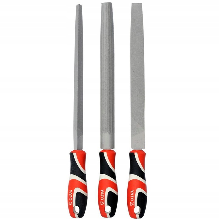 Yato Zestaw Pilników Do Metalu 250 mm 3 szt.