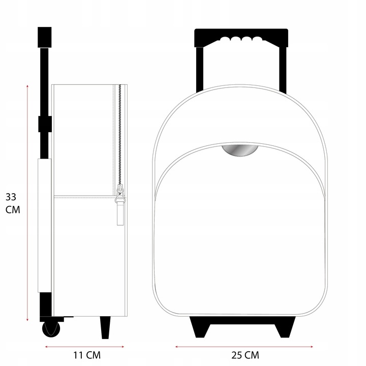 BLUEY I BINGO PIESKI WALIZKA PLECAK NA KÓŁKACH DLA DZIECI SZELKI Jump FUN