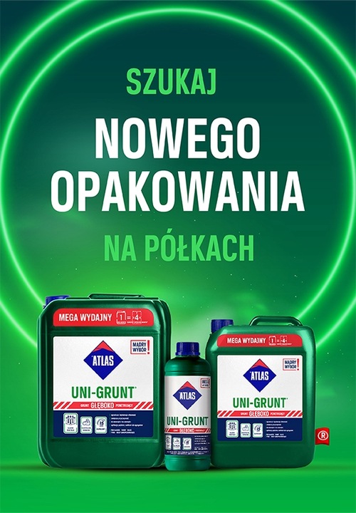ATLAS UNI-GRUNT 5L Szybkoschnąca Emulsja Grunt