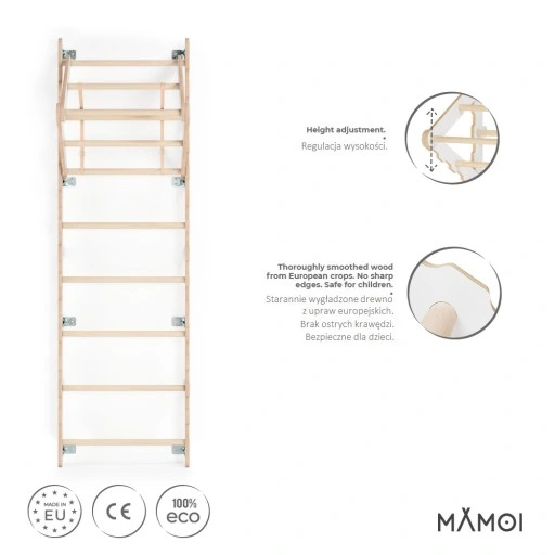 MAMOI drabinka gimnastyczna treningowa dla dzieci