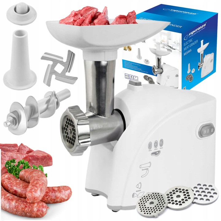 Maszynka Do Mielenia Mięsa MOCNA ELEKTRYCZNA 2200W + SITA