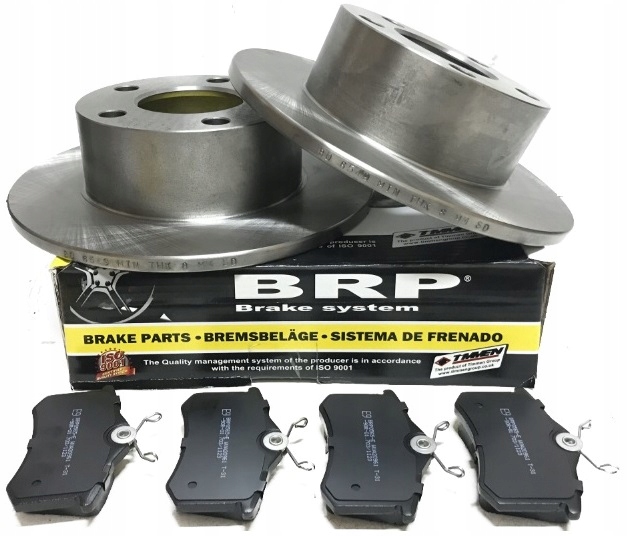 Tarcze Hamulcowe + Klocki TYŁ Audi A6 C5 VW Passat B5 B5 FL Skoda Superb I