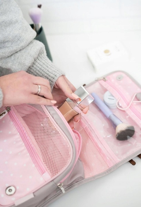 KOSMETYCZKA podróżna PUSHEEN wisząca POJEMNA PUSZIN