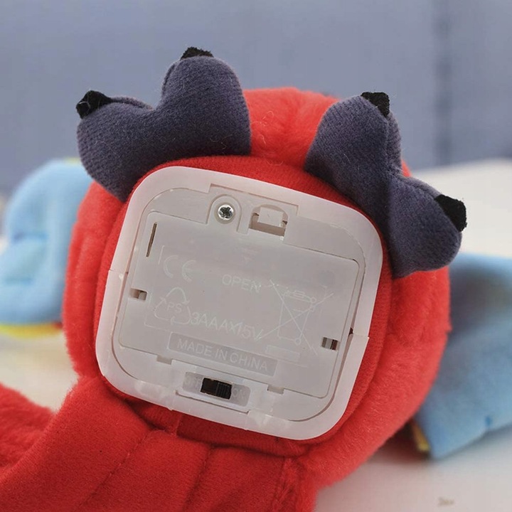 Interaktywna Gadająca Papuga Tańczy Powtarza Zdania Przedrzeźniacz +Baterie