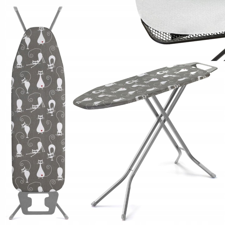 Gruby Pokrowiec na deskę do prasowania + podkład do deski 120x38 120x40cm