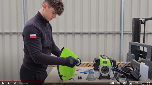 KOSA SPALINOWA podkaszarka wykaszarka kosiarka trawy MAJSTER Polska PRO