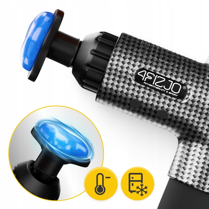 PISTOLET DO MASAŻU WYMIENNE KOŃCÓWKI RELAKS MASSAGE GUN ULTRA COOL EDITION