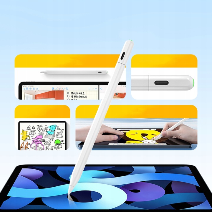 Rysik do iPada magnetyczny, palm rejection, tilt bold, Find My iPhone