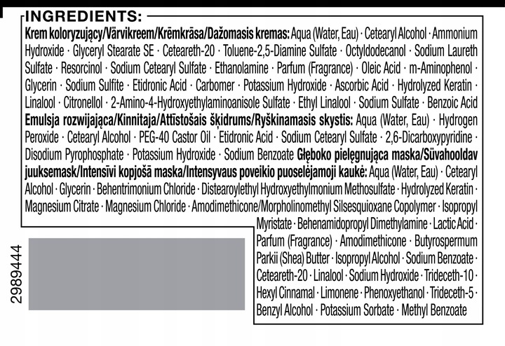 Syoss Farba do Włosów Trwała Permanent Color 3-1 Ciemny brąz 2 szt.