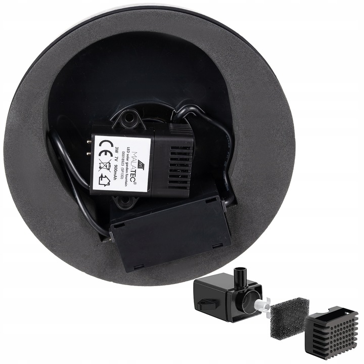 Fontanna Solarna Pompa do Oczka Wodnego Ogrodowa Pływająca LED Fontannowa