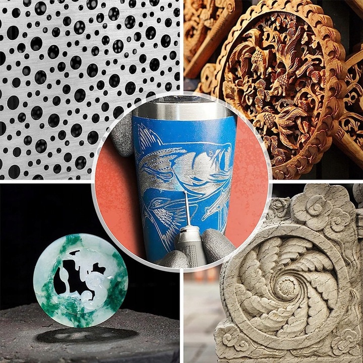 FREZY TRZPIENIOWE DO METALU 10SZT Z WĘGLIK WOLFRAMU Z WĘGLIKA