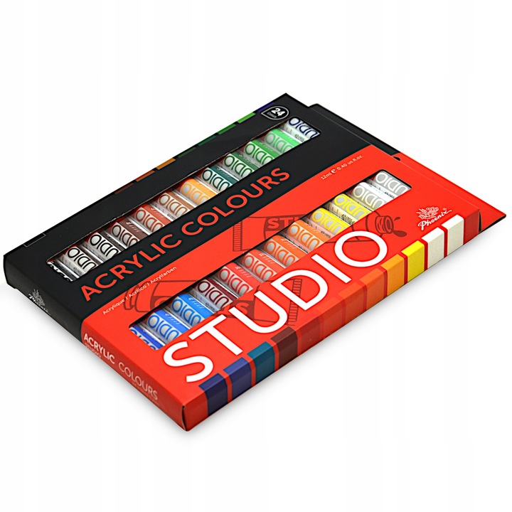 Farby Akrylowe Phoenix 24x12 ml ZESTAW FARB