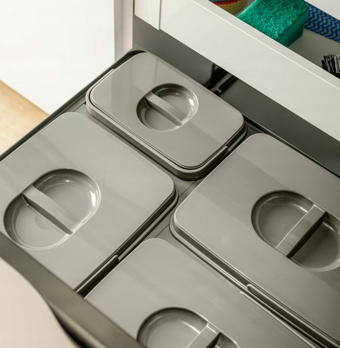 Kosz Segregator na śmieci MULTINO 60 2x15 L - 2 pojemniki