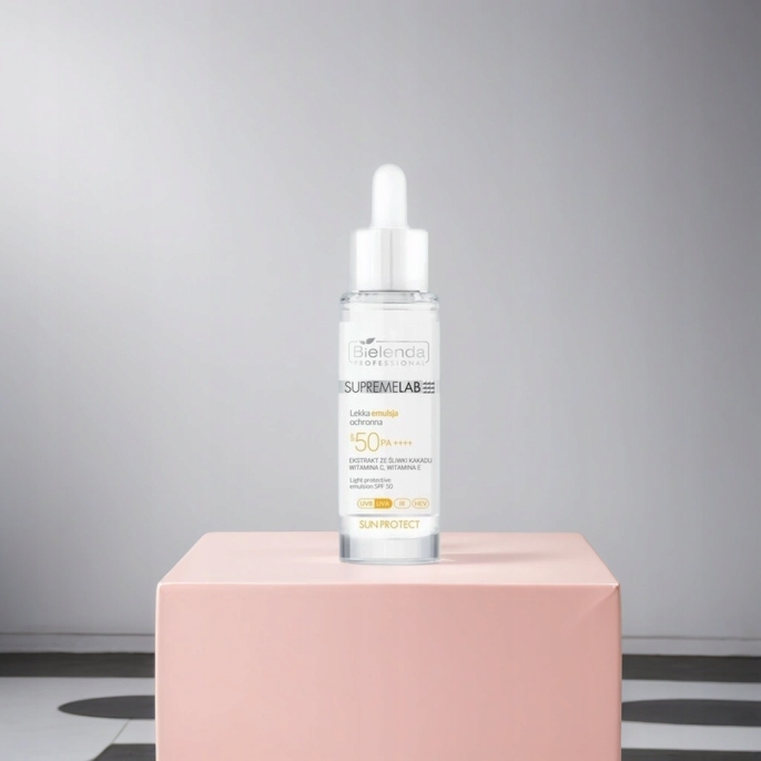 BIELENDA SUPREMELAB EMULSJA OPALANIA OCHRONNA SPF50 PA ++++ UVA UVB IR HEV