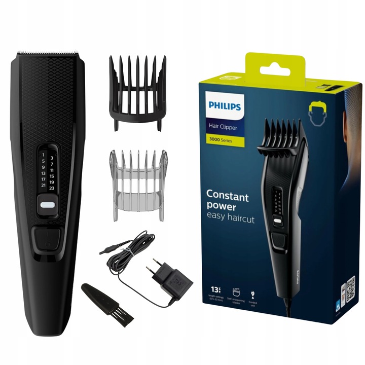 MASZYNKA PHILIPS DO STRZYŻENIA WŁOSÓW I ZAROSTU GOLARKA SIECIOWA DO