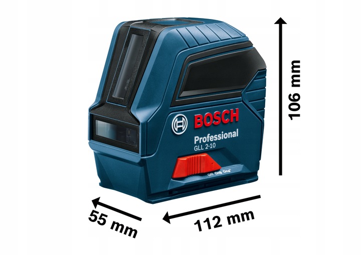 Laser krzyżowy BOSCH GLL 2-10 0601063L00 Czerwony