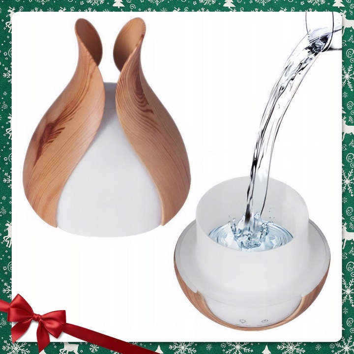 NAWILŻACZ POWIETRZA DYFUZOR ZAPACHOWY AROMATERAPIA LAMPKA NOCNA DLA