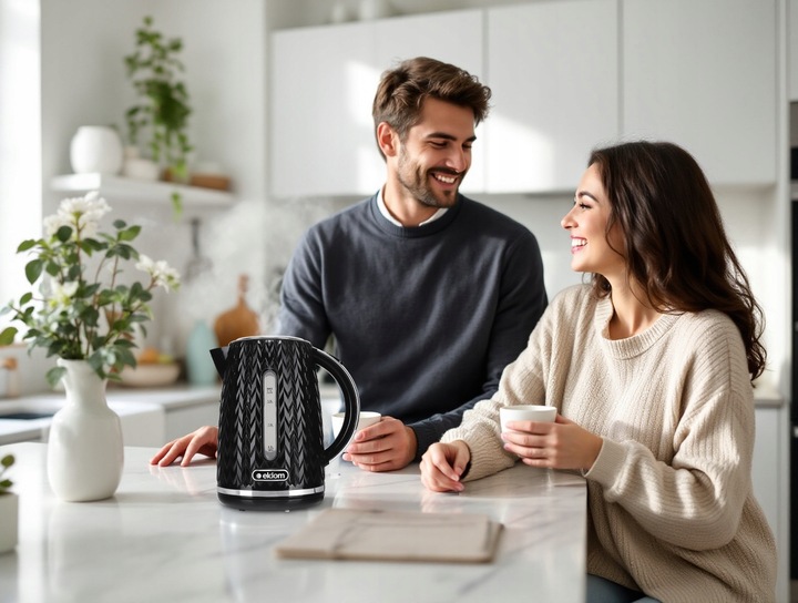 CZAJNIK ELEKTRYCZNY BEZPRZEWODOWY C260C ELDOM 1,7L 2000W CZARNY