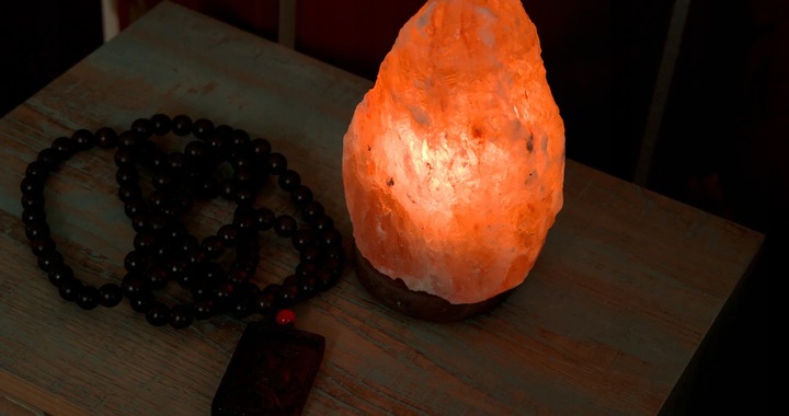 LAMPA SOLNA LAMPKA NOCNA SÓL HIMALAJSKA JONIZATOR BRYŁA SOLI USB