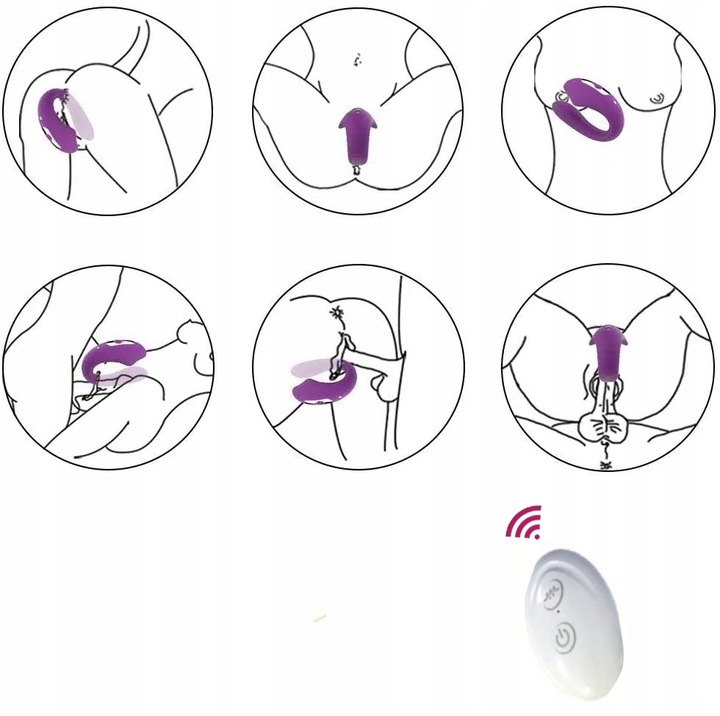 WIBRATOR JAJKO MAJTECZKI MASAŻER DLA PAR PILOT