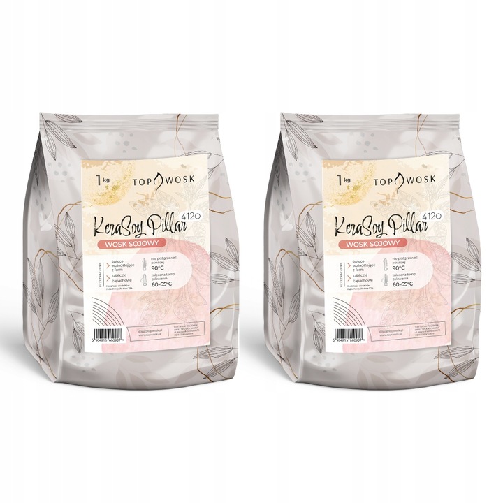Wosk sojowy KeraSoy Pillar 4120 2kg do świec wolnostojących