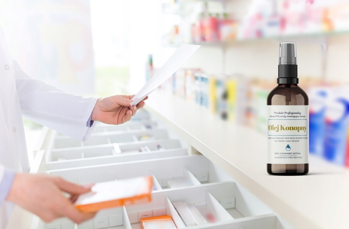 Olej KONOPNY nawilża działa przeciwzapalnie na skórę