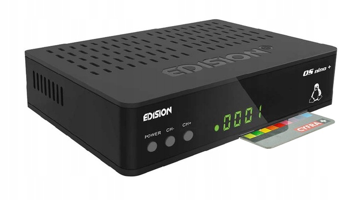 Edision Os NINO+ Full Hd Linux E2 odbiornik Combo