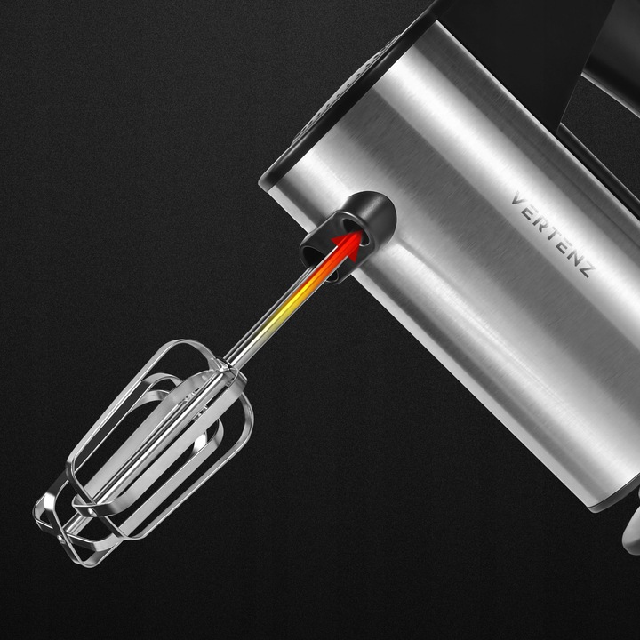 Mikser ręczny VERTENZ kuchenny 800W Turbo 10 poziomów +2 mieszadła +2