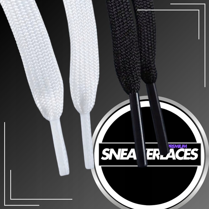 Sznurówki Białe Grube 15mm Sznurowadła Do Butów Szerokie Campusy Knu 90 cm