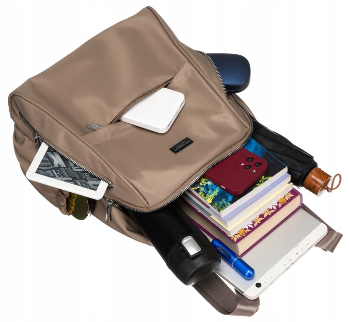 Peterson plecak miejski PTN CPY-04-6173 BEIG beżowy