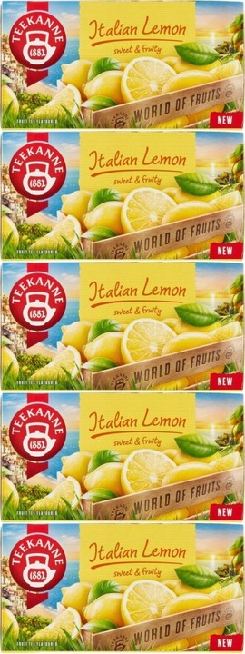 Herbata Teekanne Italian Lemon cytryna 5x20szt-2g