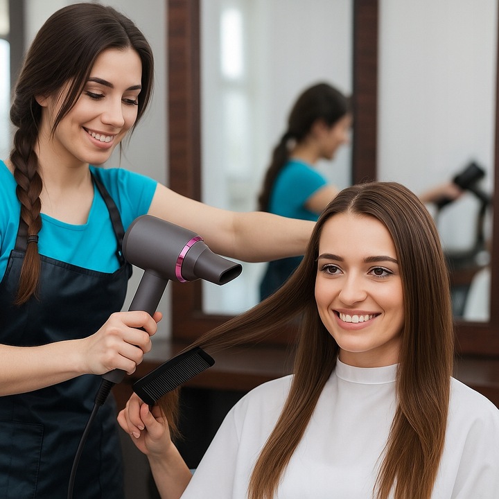 PROFESJONALNA SUSZARKA DO WŁOSÓW JONIZACJA ZDROWE WŁOSY KONCENTRATOR