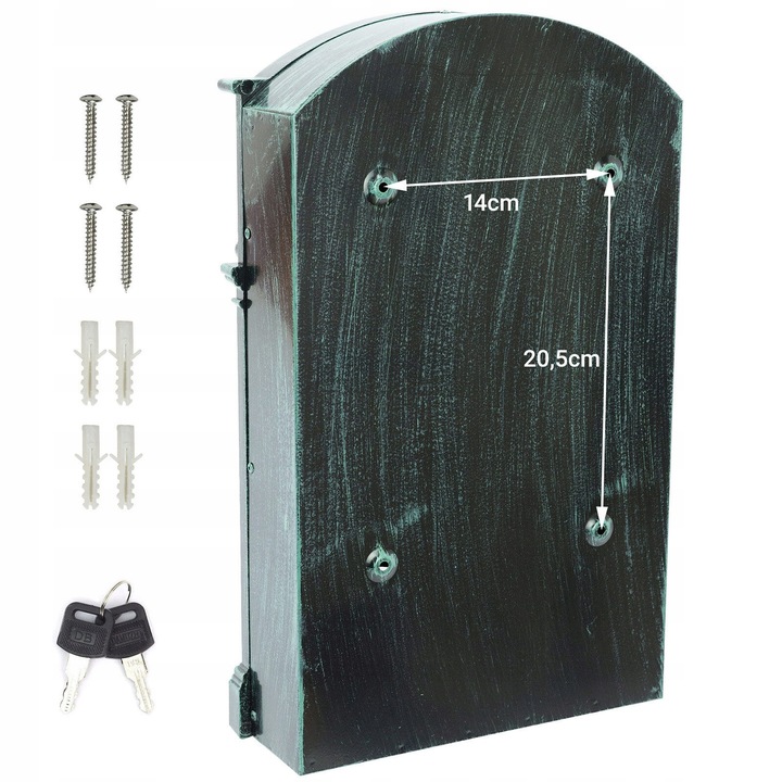 SKRZYNKA NA LISTY POCZTĘ LIST POCZTOWA LISTOWA GAZETY RETRO ANTYCZNA