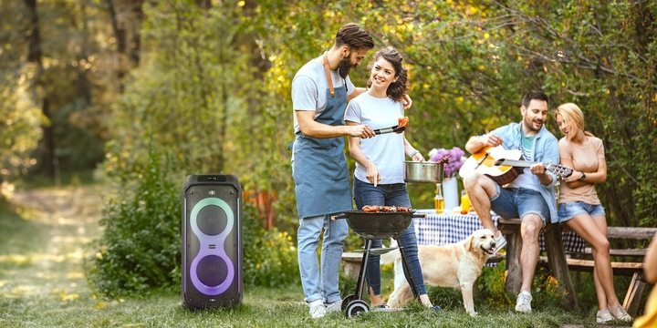 Głośnik Bluetooth Karaoke Power Audio Manta PALLAS mikrofon pilot 140W