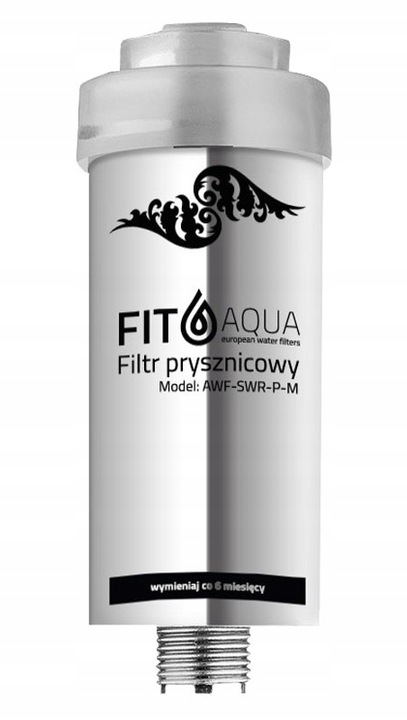 FILTR PRYSZNICOWY Fit Aqua AWF-SWR-P CHROM Srebrny