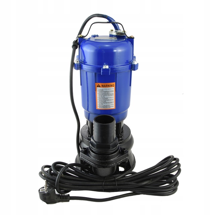 POMPA WODY CZYSTEJ SZAMBA BRUDNEJ Z ROZDRABNIACZEM ZATAPIALNA WĄŻ 20M