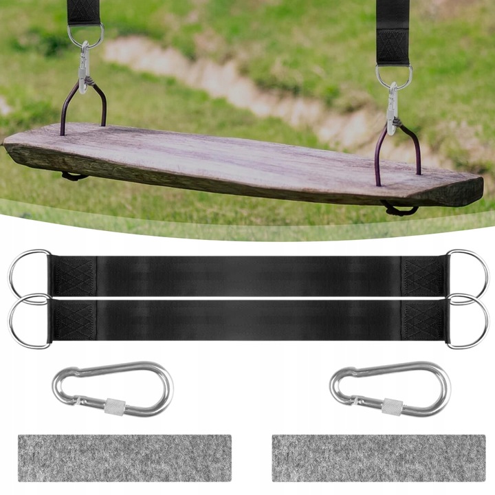 PASY DO HAMAKA MOCOWANIE DO HUŚTAWKI ZESTAW LINKI TAŚMY OSŁONY